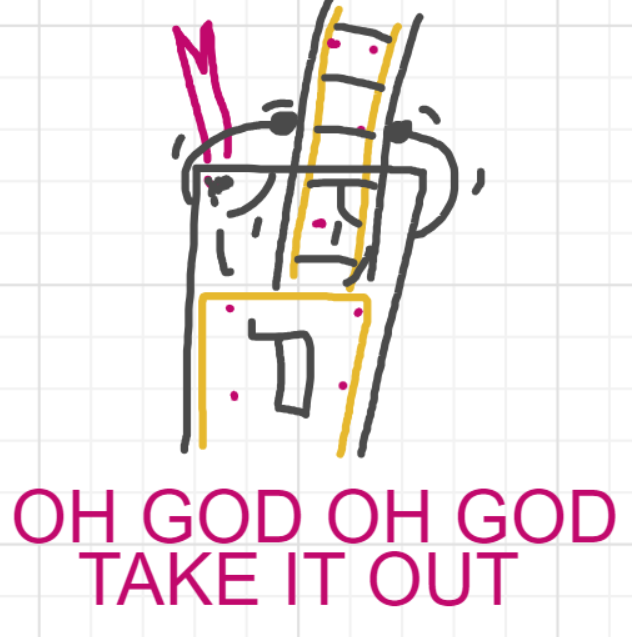 A panel from Ready Oar Knot, episode three of the Board Boards object show by Furretwalk/WalkingFurret.